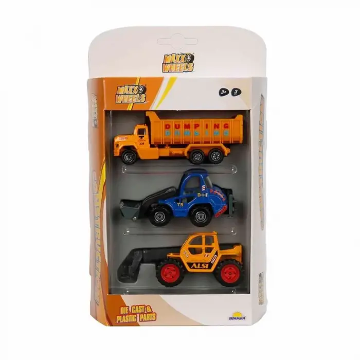 3lü Araç Seti İş Makinaları