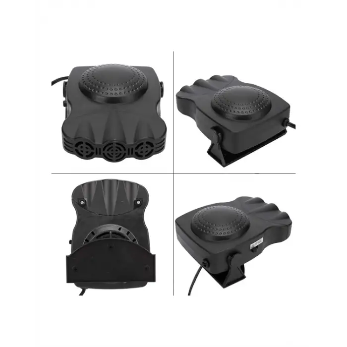 3ü 1 Arada Araç İçi Isıtıcı Fan | 12V Prizli, Buz Çözücü, Temiz Hava ve Hızlı Isıtma Özellikli