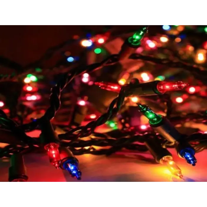 30 Ledli Pirinç Renkli Yılbaşı Ağacı Işığı (336336)