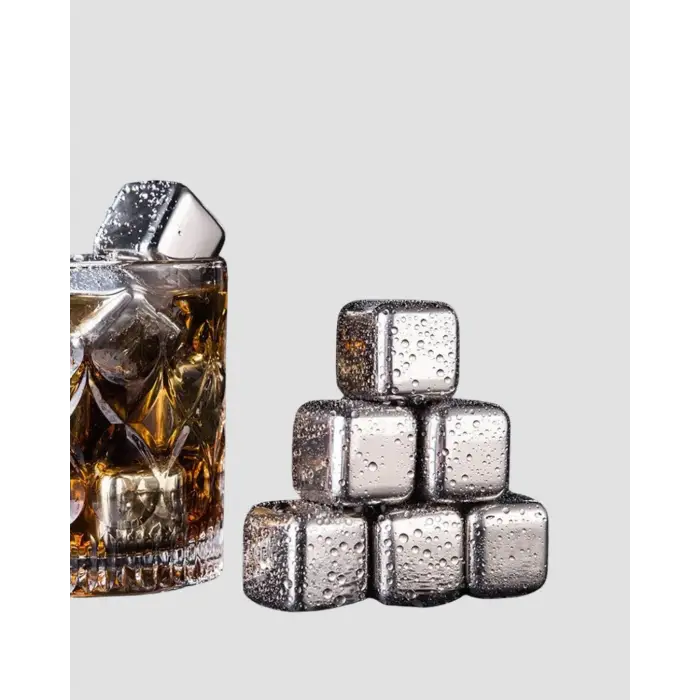 304 Paslanmaz Çelik Buz Küpü Seti Sulandırmadan Soğutan Yeniden Kullanılabilir