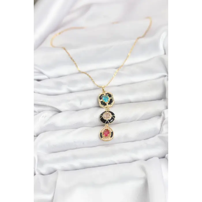 316L Çelik Vintage Model Kadın Kolye