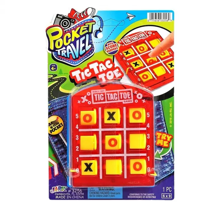 3256 Seyahat Boyu Tic Tac Toe Oyunu - 1 Adet Stokta Olan Gönderilir