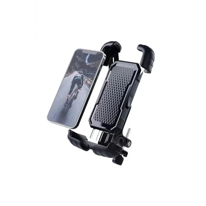 360° Derece Ayarlanabilen Gidon Bağlantılı Bisiklet Motosiklet İçin Abs 4-7.8″ İnç Telefon Tutucu