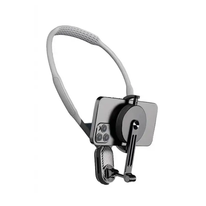 360 Derece Ayarlanabilir Boyun Askılı Manyetik Telefon Tutucu