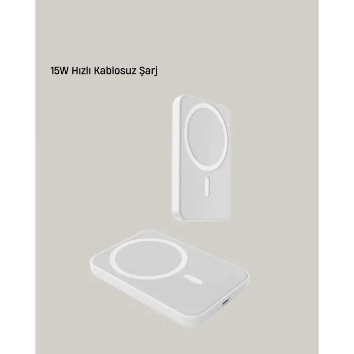 360° Döner Başlıklı MagSafe Araç Telefon Tutucu 15W Güvenli Kablosuz Şarj