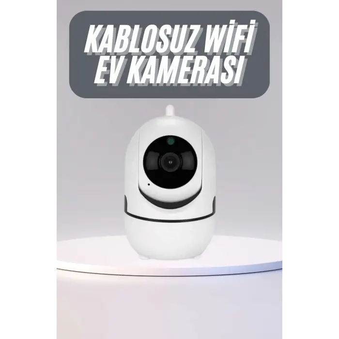 360° Full Hd Akıllı Kamera Hareket Sensörlü Wifi Kamera Çocuk Güvenlik Kamerası