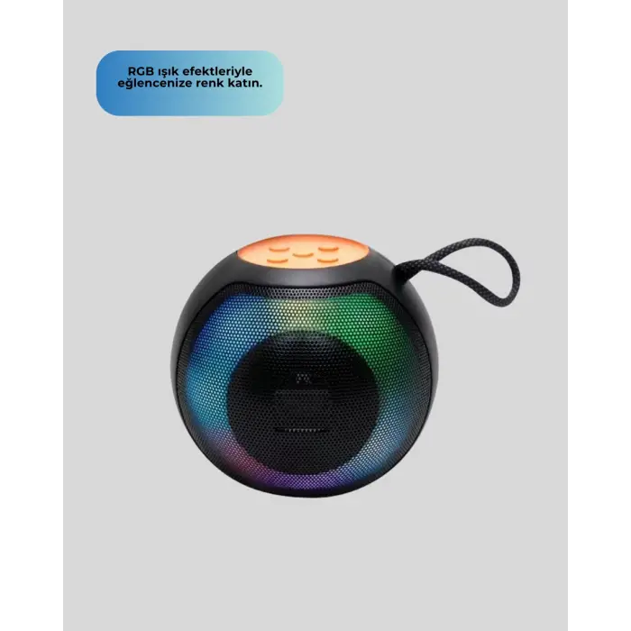 360° Stereo Surround Sesli Taşınabilir Hoparlör