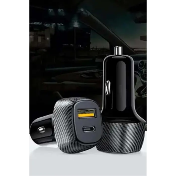 38W Oto Çakmaklık Araç Içi Şarj Cihazı Hızlı Şarj Uzun Ömürlü