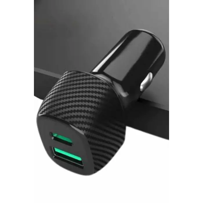 38W Oto Çakmaklık Araç Içi Şarj Cihazı Hızlı Şarj Uzun Ömürlü