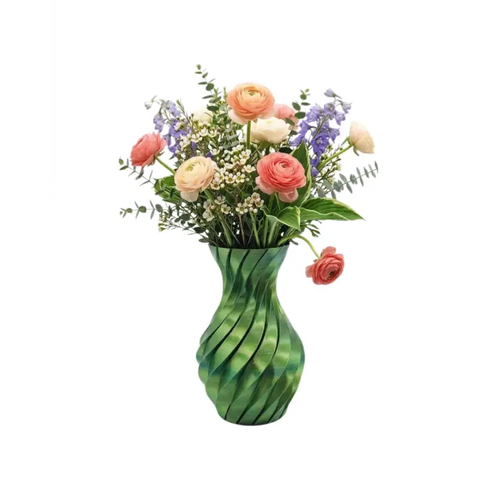 3D ÜRÜN SPİRAL VAZO