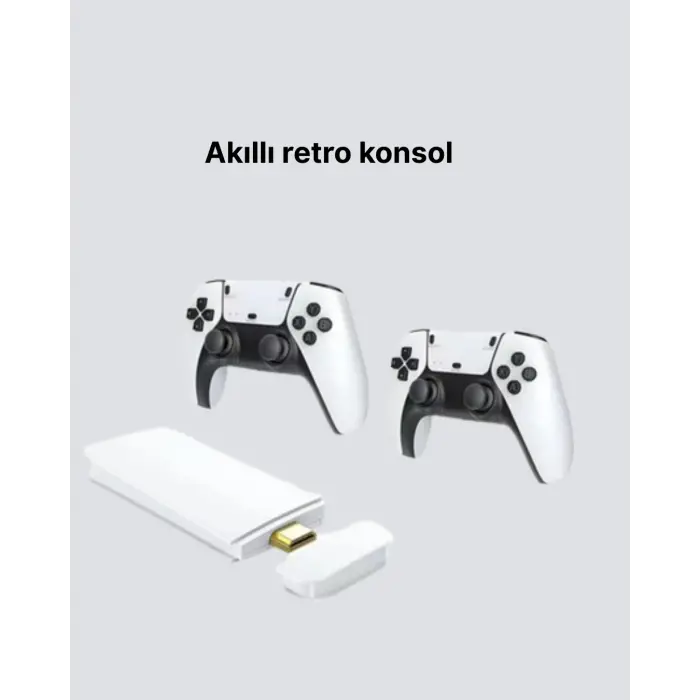 3D ve 4K Görüntü Kaliteli Çok Oyunculu Retro Oyun Konsolu