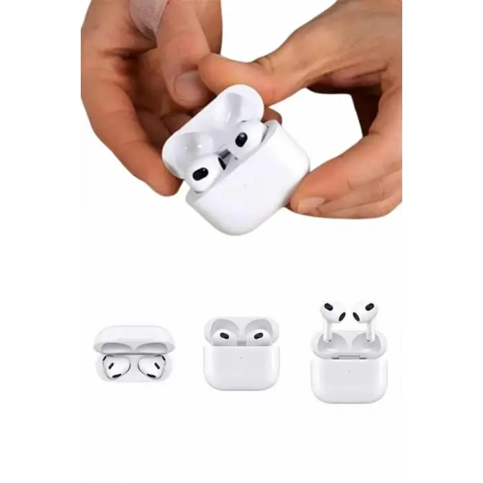 3.nesil İos Android Uyumlu Bluetooth 5.0 Beyaz Çağrı Cevaplama