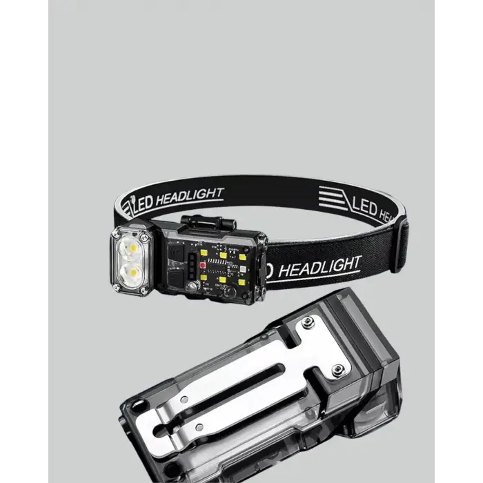 3’ü 1 Arada Led Far Şarj Edilebilir Sensörlü Manyetik 10 Saat Kullanım