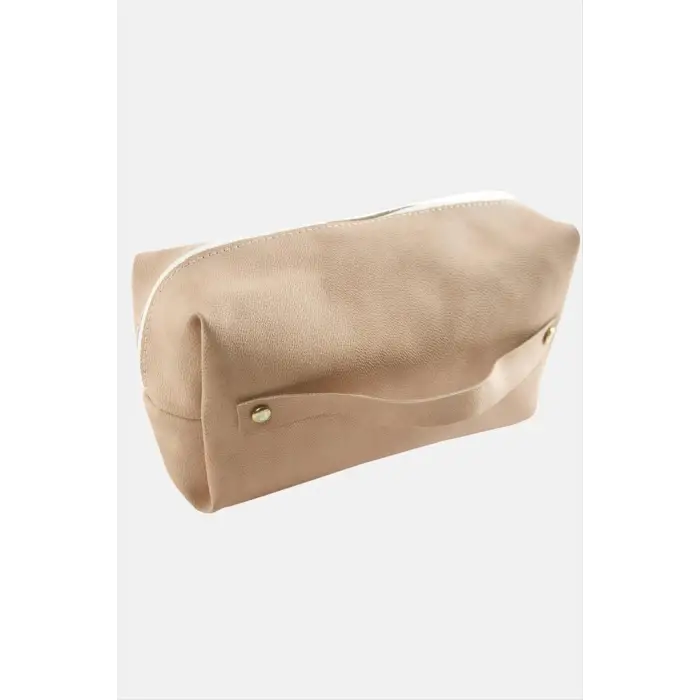 4 Adet El Tutmalı Makyaj Çantası