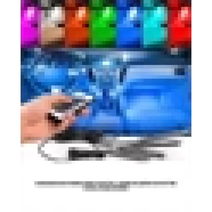 4 Parça RGB LED Araç İçi Aydınlatma Sistemi