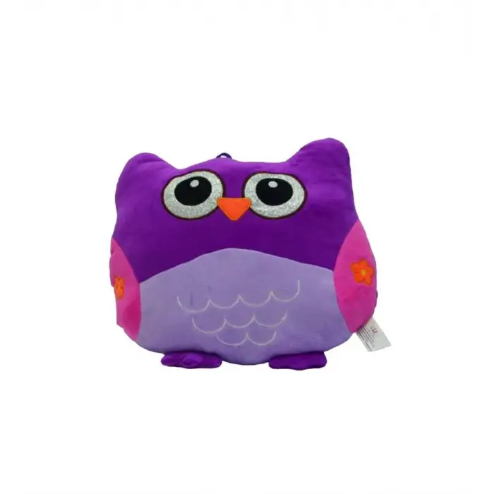 40 CM RENKLİ BAYKUŞ YASTIK HALLEY