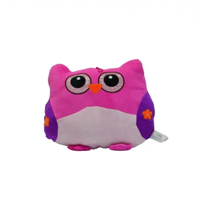 40 CM RENKLİ BAYKUŞ YASTIK HALLEY