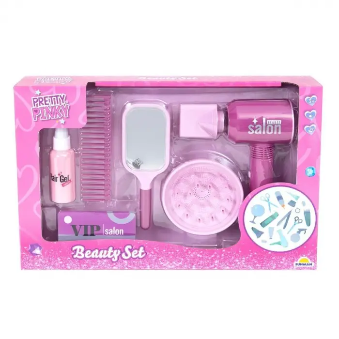4377 Sesli ve Işıklı  Saç Tasarımı Güzellik Seti