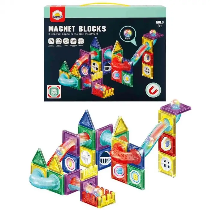 4399 SUN-YFN-MANYETİK BLOK IŞIKLI 66PRÇ