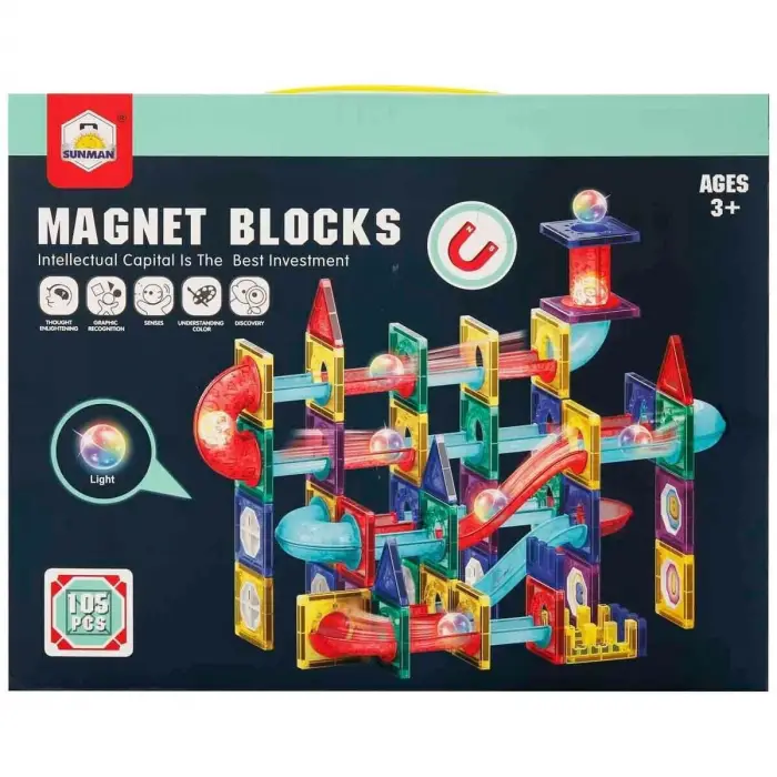 4400 SUN-YFN-MANYETİK BLOK IŞIKLI 105PRÇ