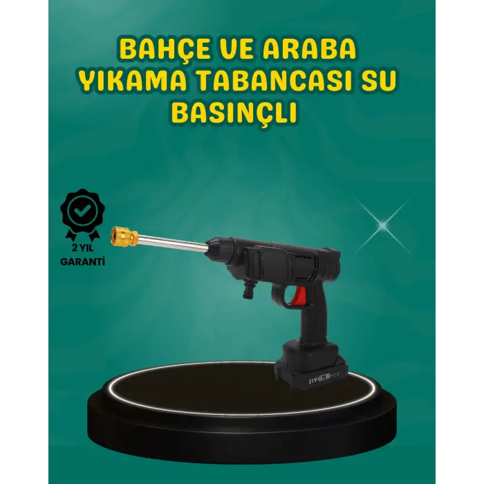 48V Şarjlı Basınçlı Yıkama Cihazı Köpük Hazneli 2025 Orijinal Model