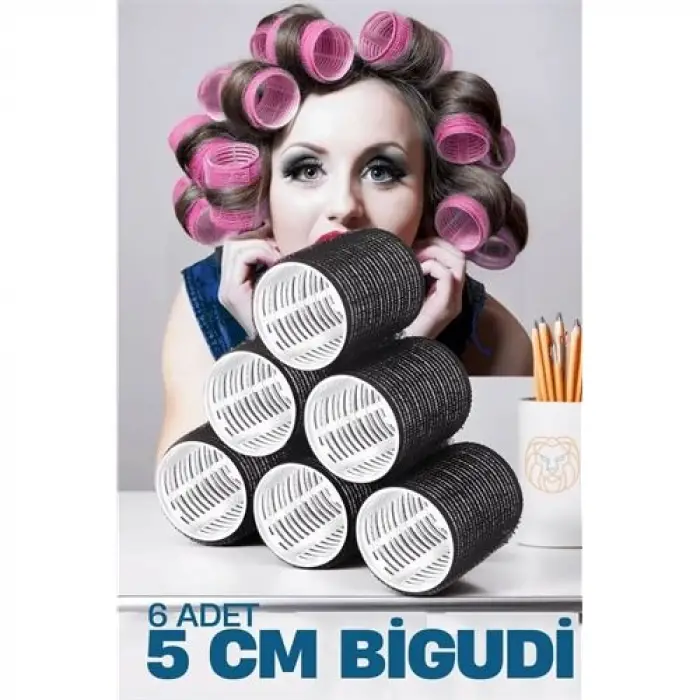 5 Cm Bigudi 6 li Paket 719266