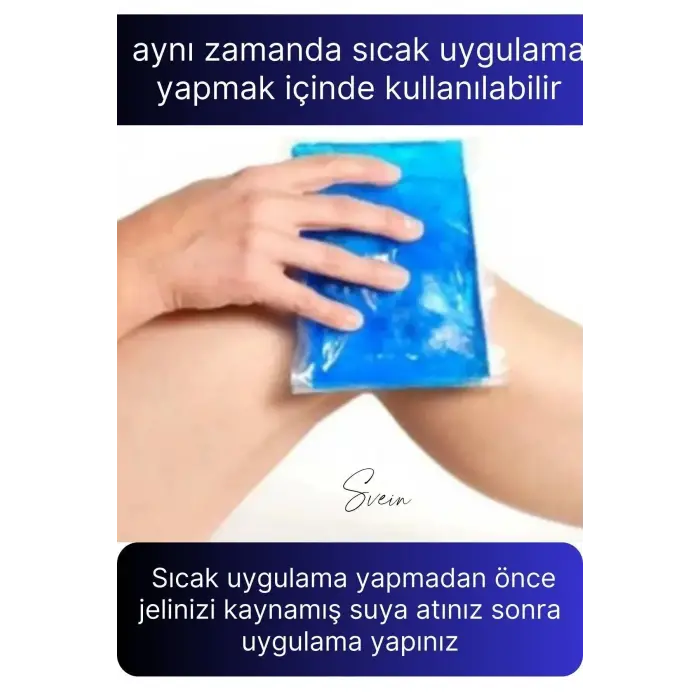 5li Avantaj Küçük Boy Soğuk Sıcak Kompres Buz Jel Termojel El Ayak Diz Ağrı Tekrar Kullanılabilir