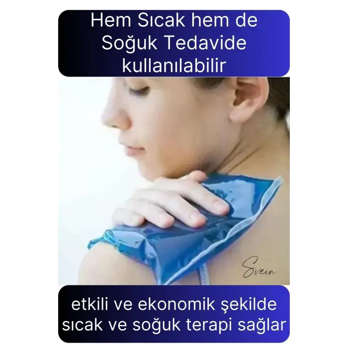 5li Avantaj Küçük Boy Soğuk Sıcak Kompres Buz Jel Termojel El Ayak Diz Ağrı Tekrar Kullanılabilir