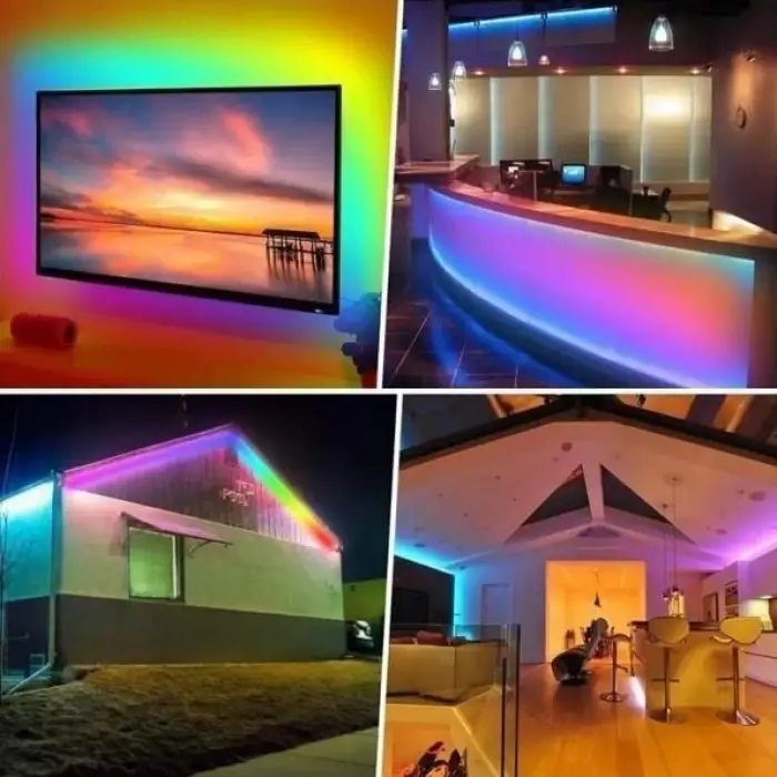 5 METRE CATA CT 4545 3 Çipli İç Mekan Şerit Led Rgb