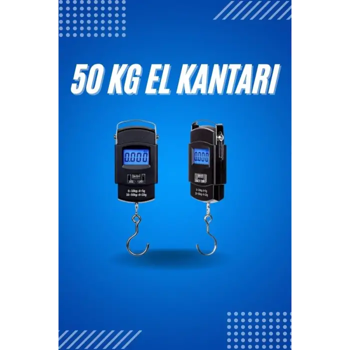 50 Kg Dijital El Terazisi Cep Tartısı El Kantarı Terazi