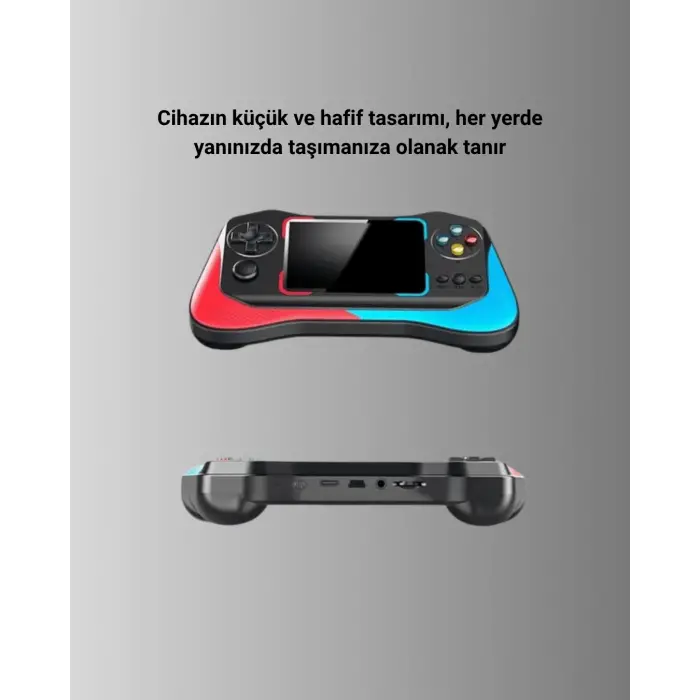 500 Retro Oyunlu Taşınabilir El Konsolu – X7M Modeli