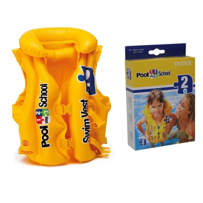 58660 Yakalı Sarı Can Yeleği 50x47 cm