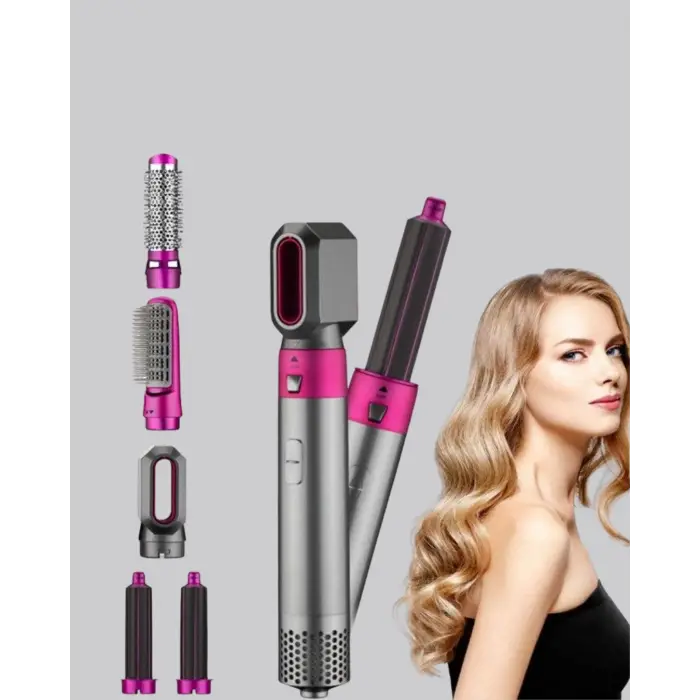 5’i 1 Arada Saç Şekillendirici Set Kuaför Düzeyinde Performans ve Ergonomik Tasarım