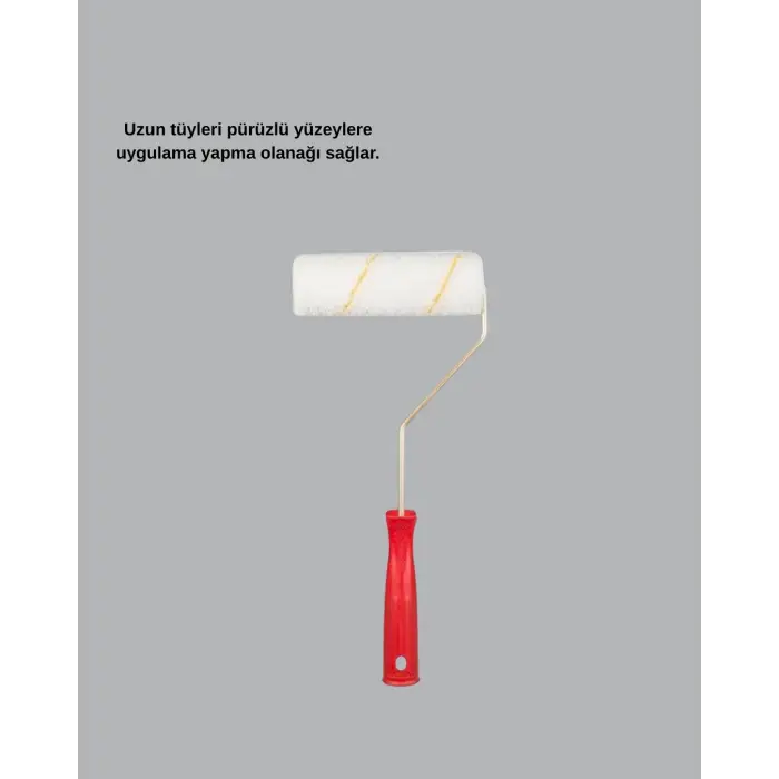 5’li Mini Rulo Boya Seti Duvar Tavan Emülsiyon Uygulama