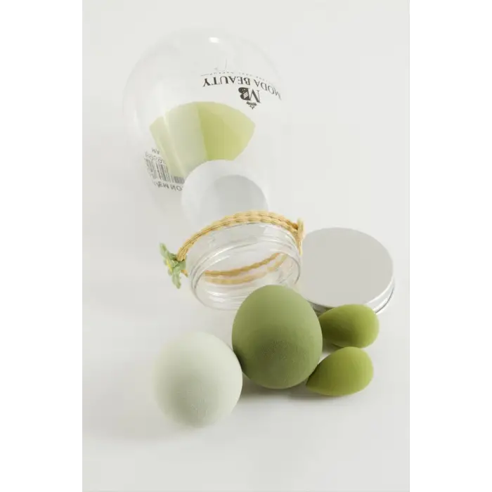 6 Adet Oval Şişeli Makyaj Süngeri