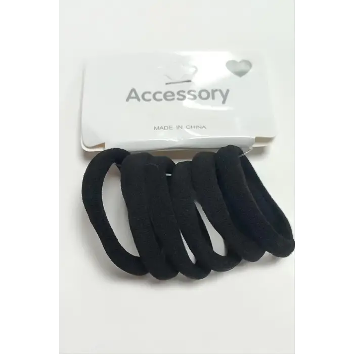 6 Adet Siyah Renkli Havlu Toka 4,5 cm