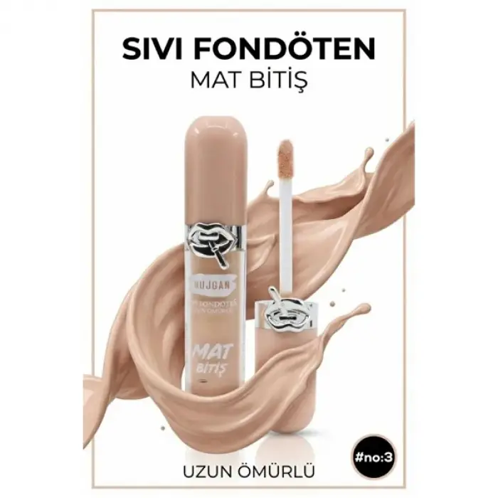 6lı Mat Bitişli Fondöten Seti