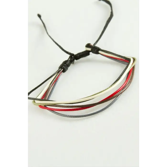 6lı Renkli İp Bileklik