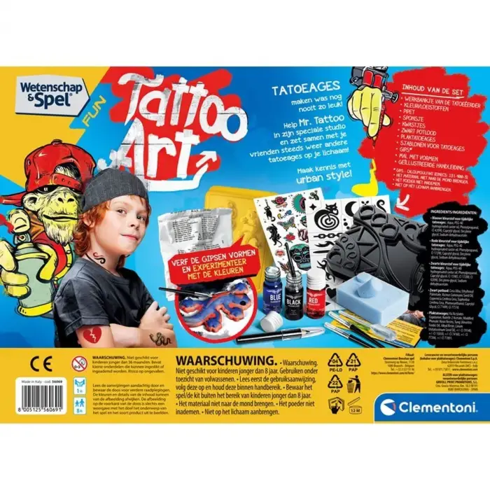 64329 Bilim ve Oyun - Dövme Sanatı +8 yaş