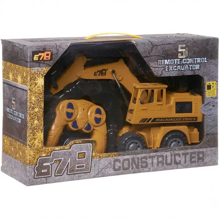 678 Kumandalı 5 Kanal Şarjlı Kepçe