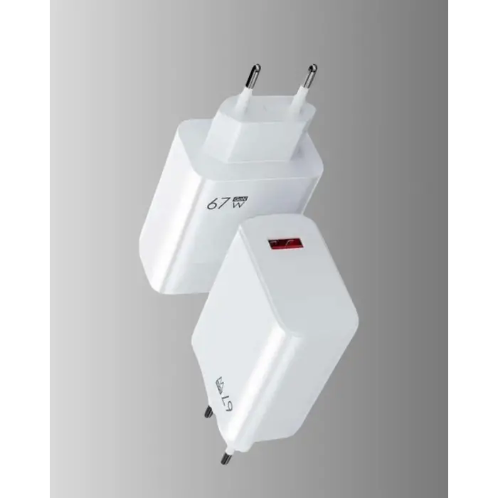67W Type-C Turbo Şarj Cihazı – Aşırı Akım ve Isı Koruması, Seyahat Uyumlu