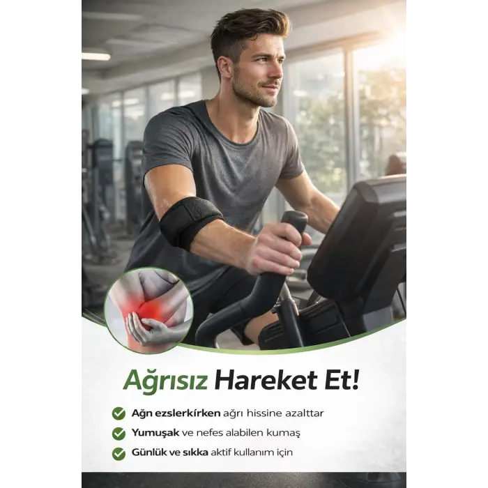 Epikondilit Bandajı – Tenisçi & Golfçü Dirseği İçin Ayarlanabilir Destek