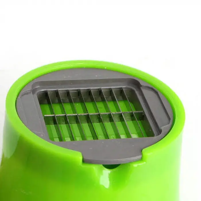 Çıkarılabilir Hazneli Kapaklı Pratik Sarımsak ve Soğan Doğrayıcı – 2 Bıçak Seçenekli Profesyonel