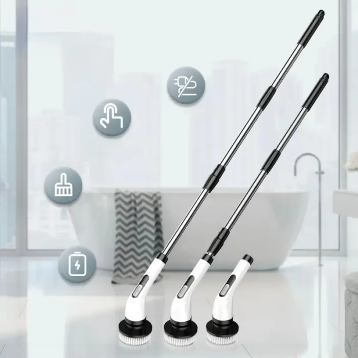 7 in 1 Kablosuz Elektrikli Temizlik Fırçası Seti