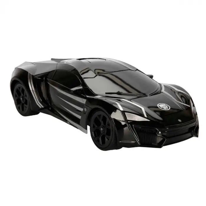 7037 Kumandalı 1:16 Avengers Black Panther Lykan Hypersport Araba