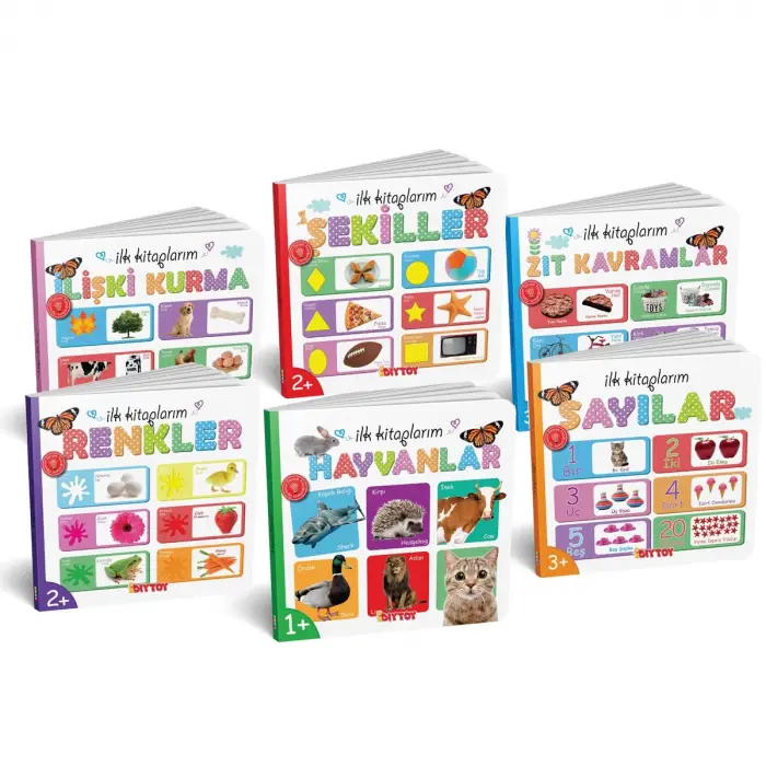 7202 Dıytoy, İlk Kitaplarım 6lı Set - D07.0.7202