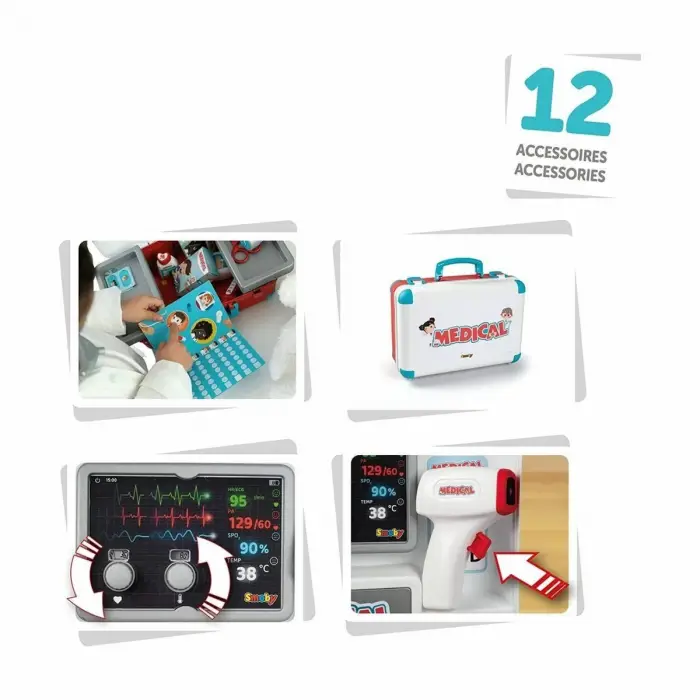 7600340103 Medikal Doktor Çanta Oyun Seti -Smoby