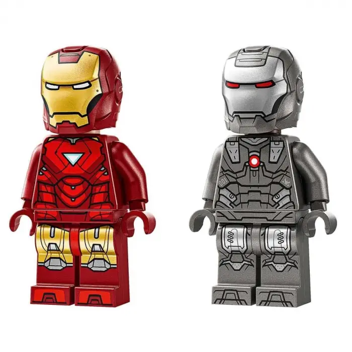76320 Lego Marvel Iron Man ve War Machine Hammer Dronlara Karşı 204 parça +7 yaş