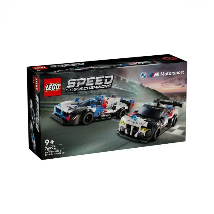 76922 Lego Speed Champ. BMW M4 GT3 ve BMW M Hybrid V8 Yarış Ar 676 parça +9 yaş