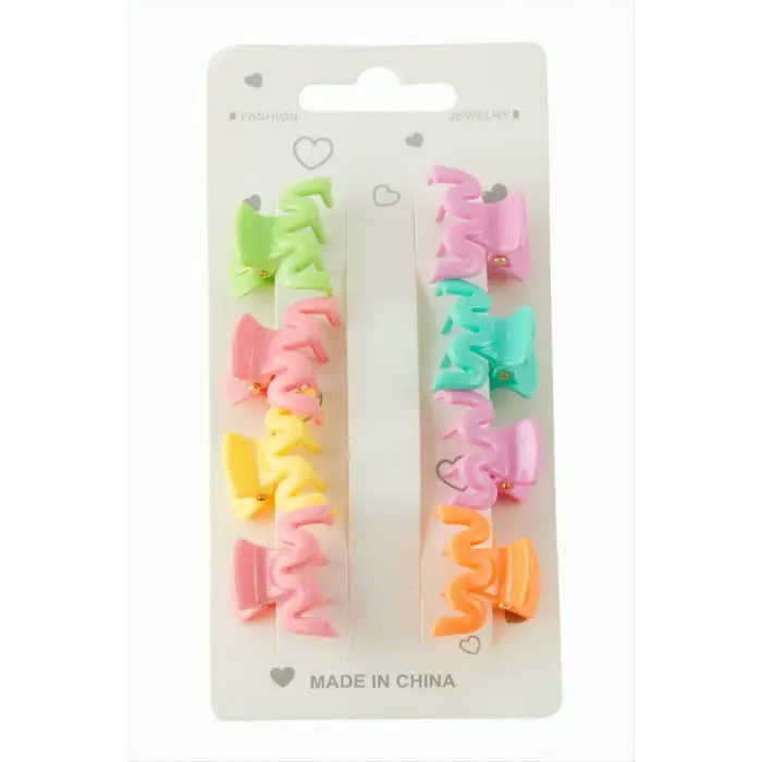 8 Adet Zikzak Mandal Toka 2,5 cm